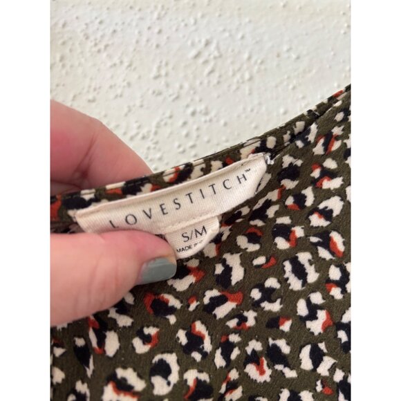 Lovestitch Sleeveless Maxi Dress With V-Neck Leopard Print Pattern With Pockets - Picture 7 of 13